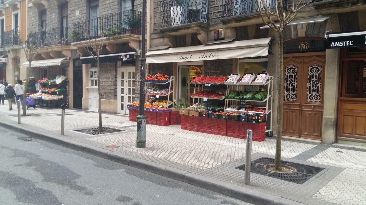 Ondarreta Beach Apartment Con Parking Free Y Aire Acondicionado سان سيباستيان المظهر الخارجي الصورة